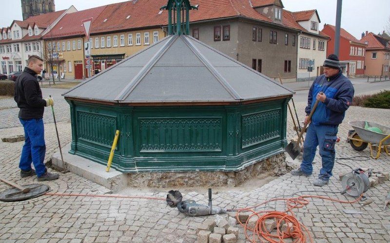 Reparatur Eckholdtsbrunnen