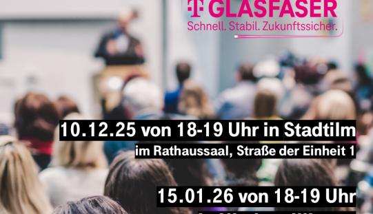 Informationsveranstaltungen zum Glasfaserausbau
