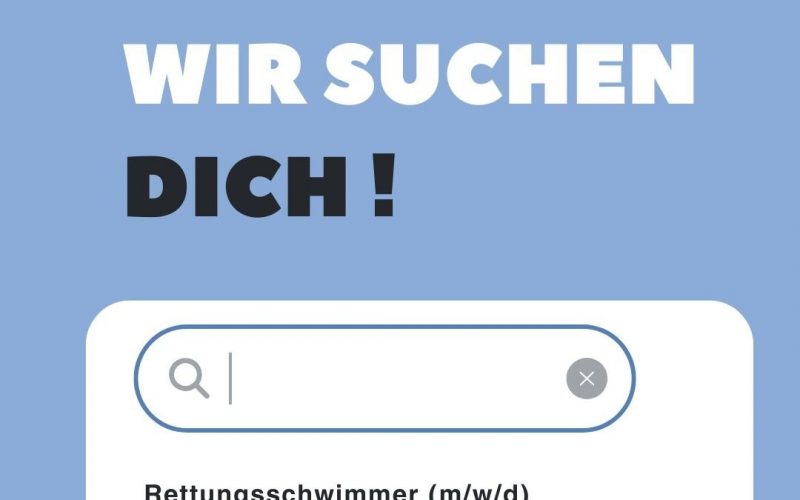Stellenausschreibung Rettungsschwimmer (m/w/d) für die Freibadsaison 2026