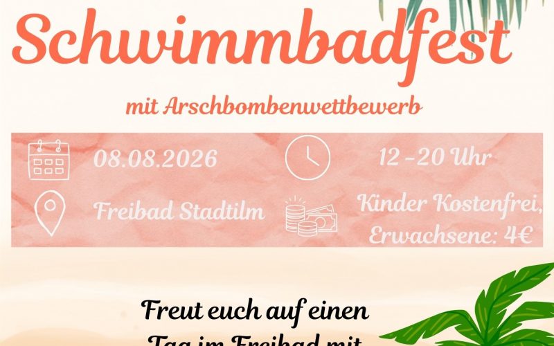 Schwimmbadfest im Freibad Stadtilm