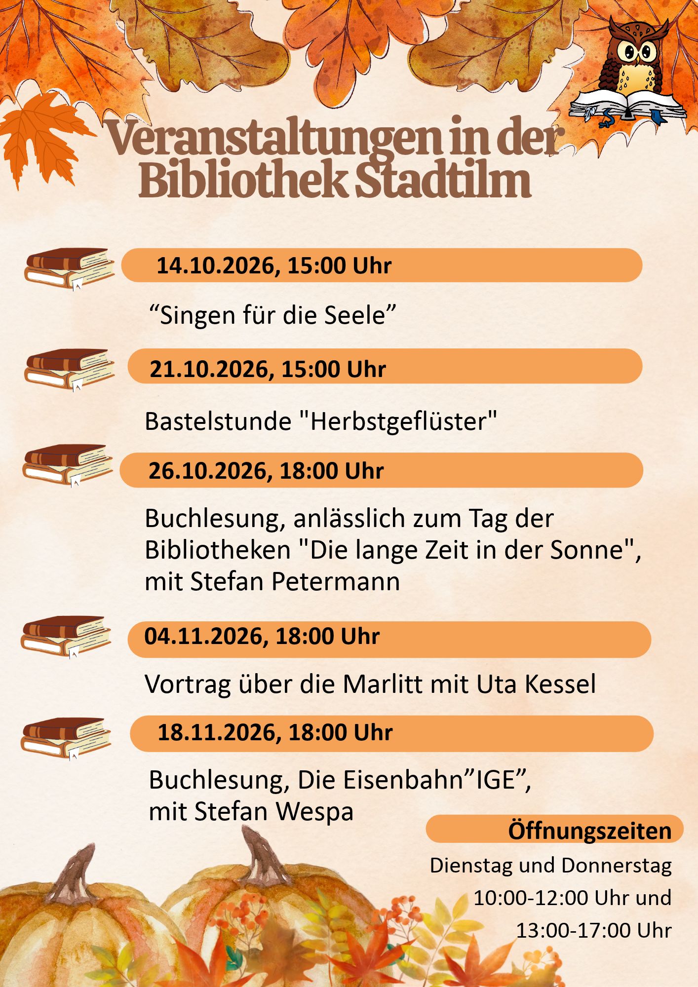 Bastelstunde "Herbstgeflüster"